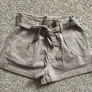 American Eagle Outfitters Tan High Waist Shorts